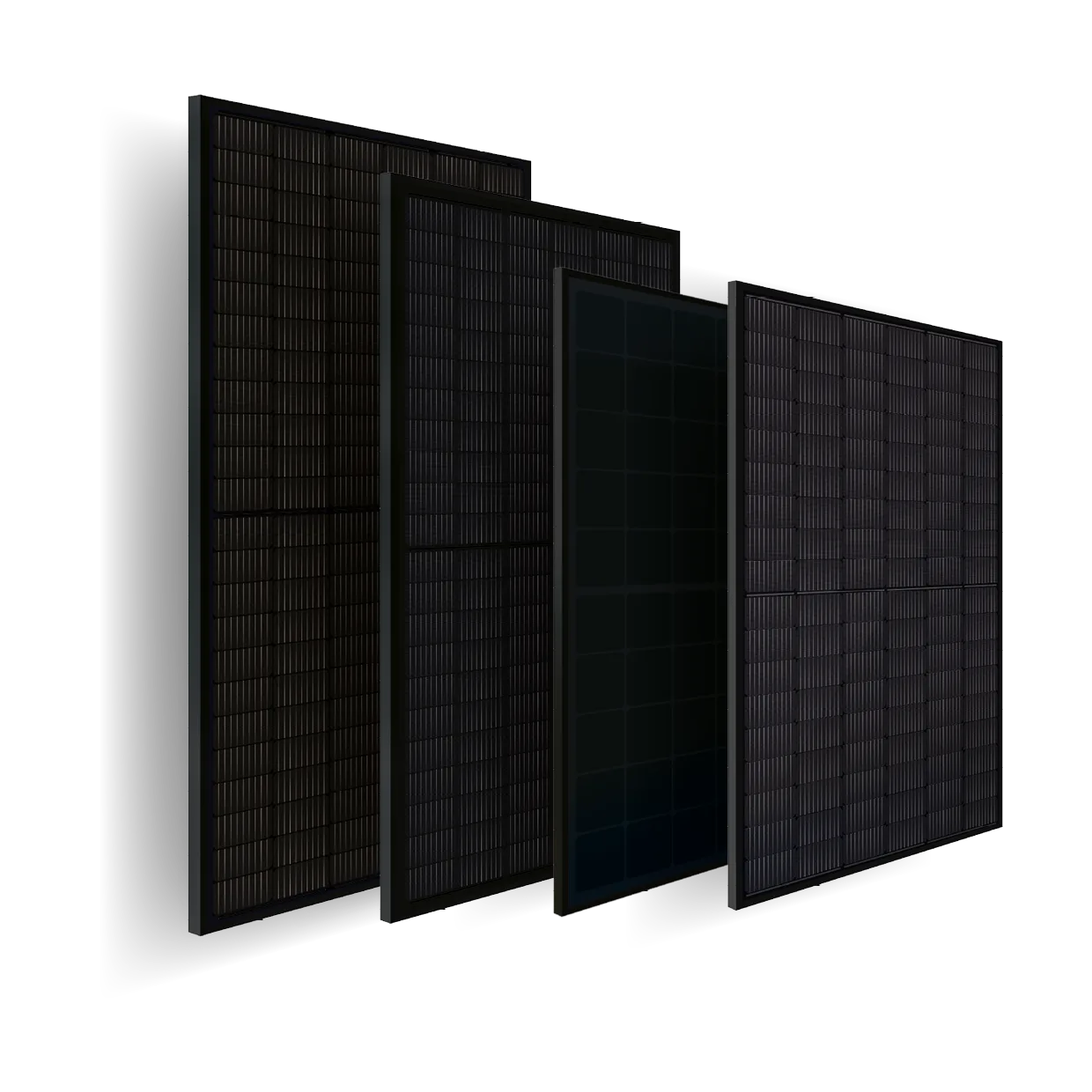 Zwarte zonnepanelen